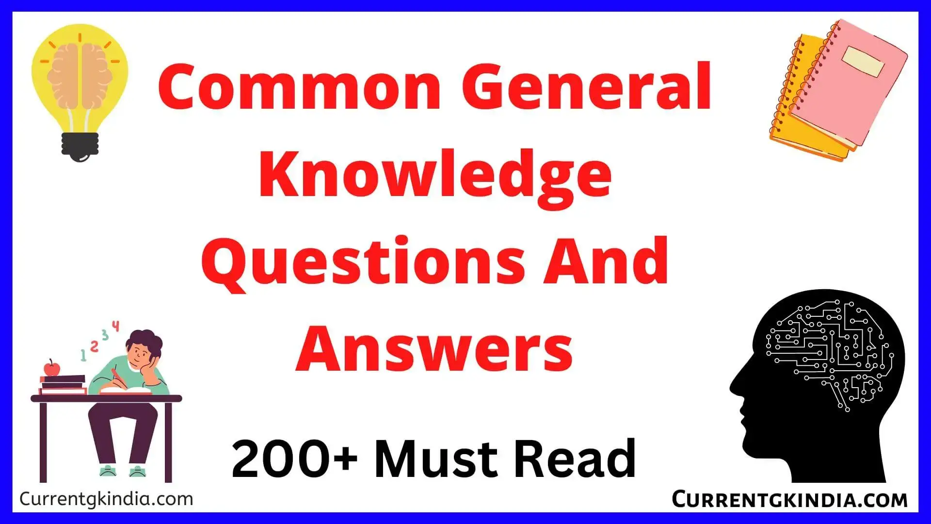 100+ Common General Knowledge Questions And Answers 2024 ...